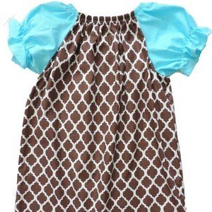 Haley and the Hound Dress Girls Size 4T Turquoise